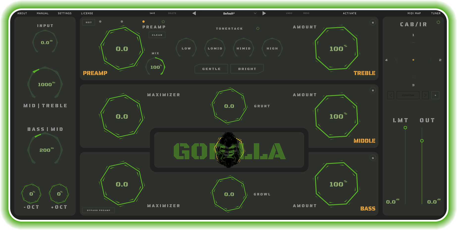 Gorilla: a complete bass studio