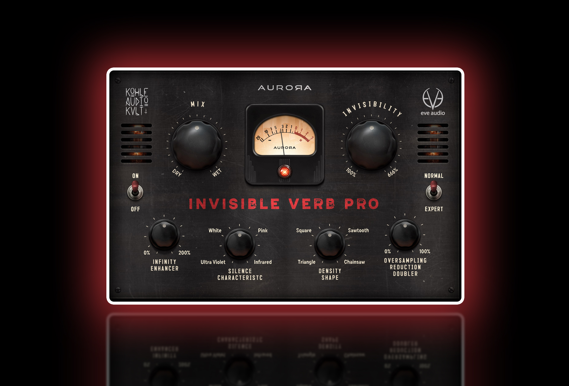 Space without an obvious reverb fingerprint
